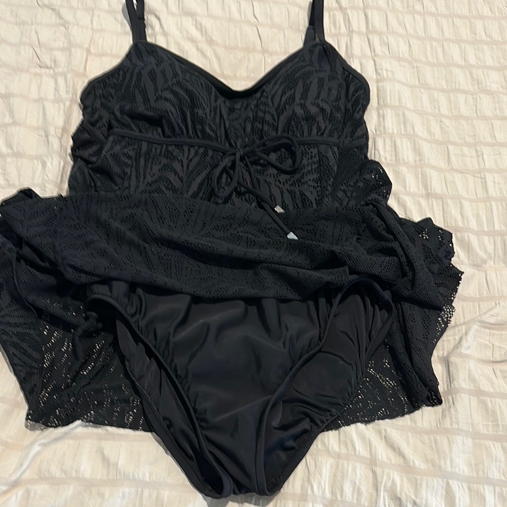 Classic Black One Piece Swimwear